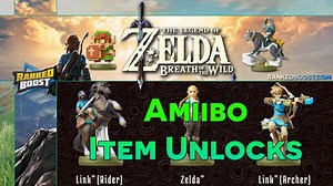 Zelda Breath of the Wild Amiibo Unlocks | List of NEW Zelda Amiibo Items