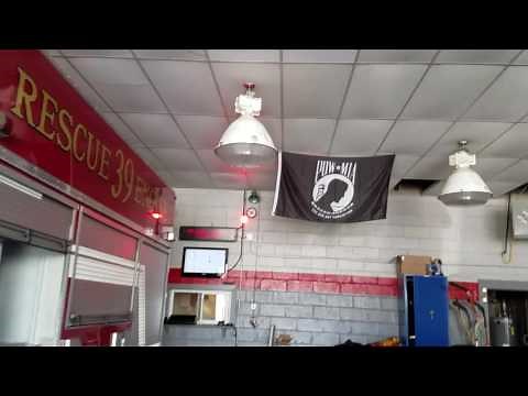 Fire Station Alerting System Lower Chichester Fire Co Station 39 Bells Klaxon Lights Active 911