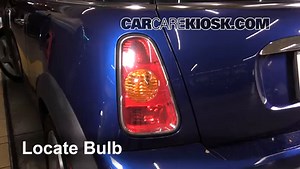 Tail Light Replacement on 2006 Mini Cooper S 1.6L 4 Cyl. Supercharged Convertible