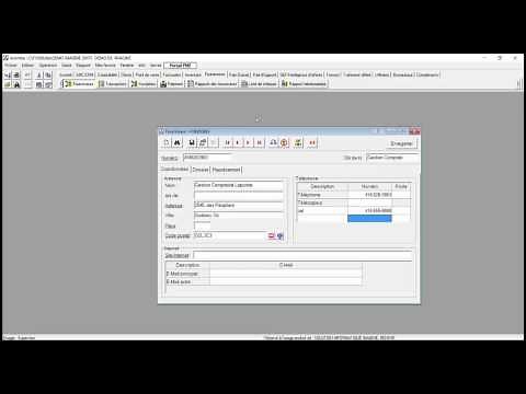 Acomba - Formation complète Comptes Fournisseurs Acomba