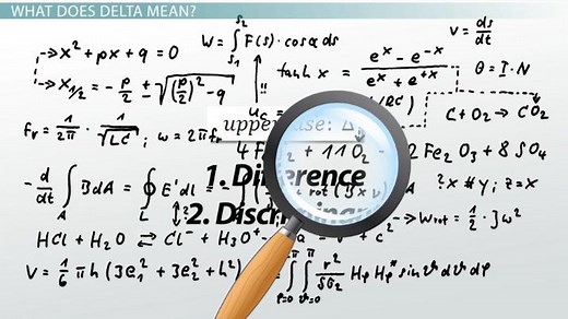 Greek Letter Delta | Definition, Symbols & Examples