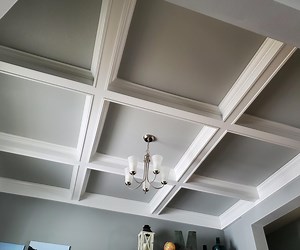 Coffered Ceiling DIY Demo | Finish Carpentry