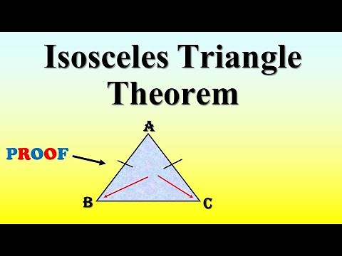 Isosceles Triangle Theorem std 9 I Theorem of Isosceles Triangle I Proof of Isosceles Triangle I