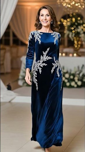 Top Navy Blue Formal Winter Dresses for Mother of the Bride: Stylish Velvet and Lace Gowns 2026
