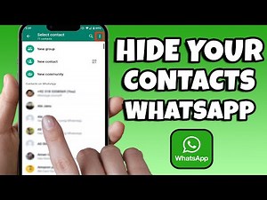 3 Simple Ways to Hide Contacts on WhatsApp - wikiHow