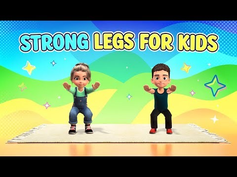 STRONG LEGS FOR KIDS: Jump Higher, Run Faster! (20 Min Workout)