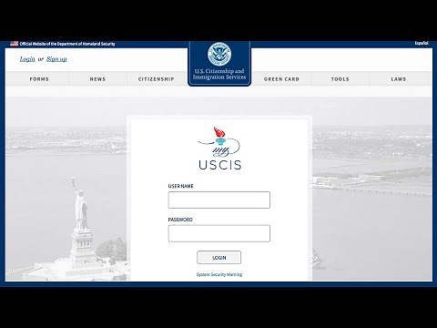2017 How to check your immigration case status USCIS create an account on My USCIS