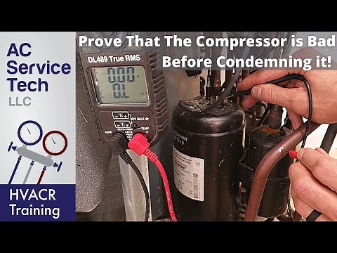 Testing if an HVACR Compressor is Shorted to Ground, Open, or Overload Tripped!