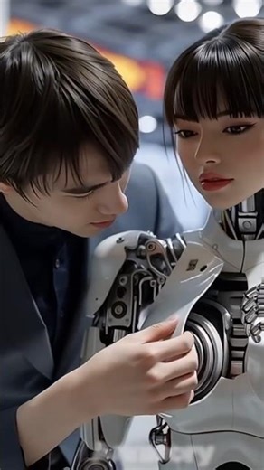 Cyborg Dreams: The Future of AI Mechanical Beauty ⚙️超逼真機械姬：檢查要很仔細 #android #cyberpunk #futuretech