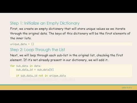 How to Remove Duplicates from a List of Lists in Python