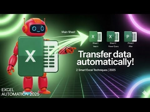 💥 ChatGPT + Excel Macros 2026: Fully Automated Data Transfer & Power Query Magic