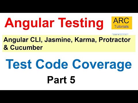 Angular Testing Tutorial #5 - Test Code Coverage Report