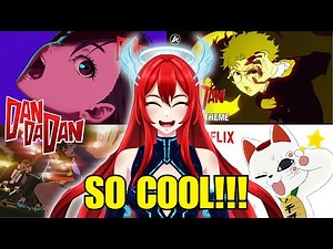 FIRST TIME REACTING to ALL DANDADAN Openings & Endings 👽🔥 | VTuber Blind Reaction