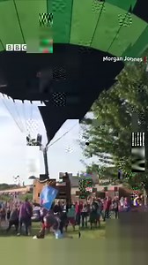 399K views · 2.3K reactions | The moment a rogue hot air balloon tore through a crowded festival in Missouri was captured on video. https://bbc.in/2IExlxY | BBC News | Facebook
