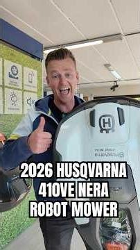 NEW Husqvarna Automower 410XE NERA with AI Camera 🤖 | First Look