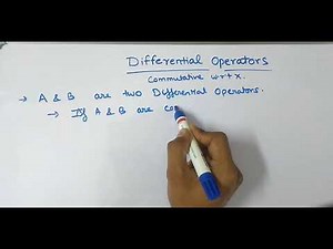 What is Differential operator " D " With Examples | Properties of Differential Operator