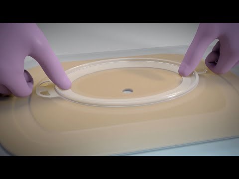 Eakin access window - How to apply on an Eakin wound pouch?