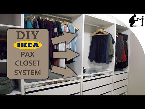 DIY: Custom Closet Using Ikea Pax System