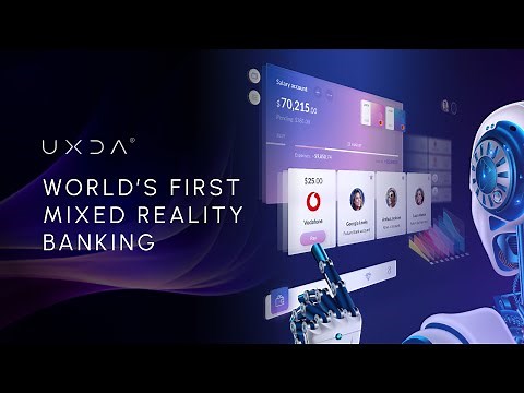 Fintech Case Study: Metaverse Banking VR / AR Design Concept by UXDA