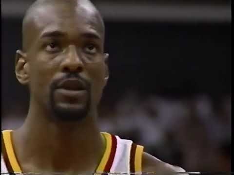 1994 NBA Playoffs Eastern Conference Semifinals #1 Hawks vs #5 Pacers Game 2 Full Game