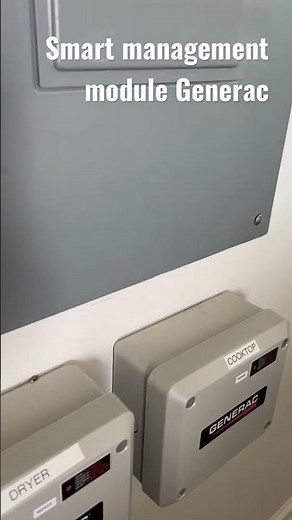 Generac generator problem with smart management box.check the light if appliances don’t have power