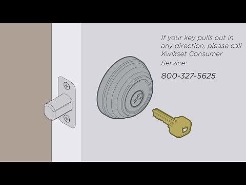 Kwikset SmartKey Troubleshooting: How to Prevent Key from Pulling Out in Any Direction