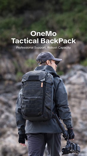 PGYTECH on Instagram: "Introducing the OneMo Tactical Backpack – engineered for creators who go further. 🚀 Professional Support, Robust Capacity. 🖤 Carry in comfort: 🦺 AerisFrame Suspension System 🌬 Suspended ventilated back panel 🎽 Adjustable back length & chest strap 💪 Padded wide shoulder straps ⚡ Burst-proof buckle design Organize with speed: 📖 180° lay-flat opening 🧩 DIY dividers for customized storage 🔓 Original drawstring quick-release 🧳 Left-side & top quick-access (*35L) Confi