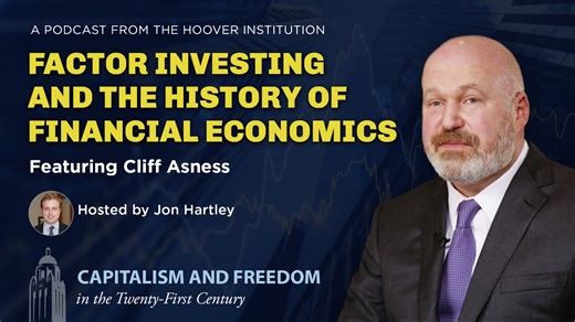 2.8K views · 22 reactions | Hoover Policy Fellow Jon Hartley welcomes Clifford Asness on Capitalism and Freedom in the 21st Century to discuss his time under Eugene Fama at the University of Chicago, his career at Goldman Sachs, founding AQR, factor-based investing (value and momentum), and more. Watch the full conversation here: | Hoover Institution | Facebook