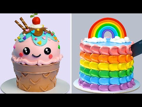 Awesome Birthday Cake Ideas | Most Satisfying Cake Decorating Tutorials | So Yummy Cake