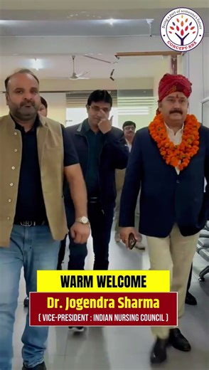 Warm Welcome of Dr. Jogendra Sharma (Vice President - Indian Nursing Council) At Concept RNA