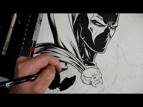 Tips on Traditional Inking for Comics