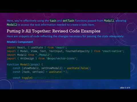 How to Save State from One Modal to Another in React with Hooks