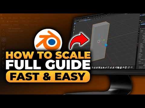 How To Easily Scale Objects in Blender (FAST & EASY) | 100% WORKS | NO Yapping | Blender Scale Model
