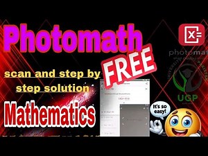 📱 Photomath App Full Guide | Solve Math Instantly by Just Taking a Photo!