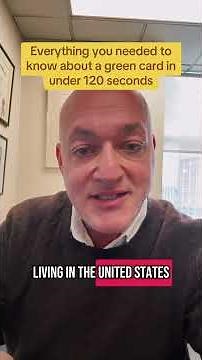 Everything You Need to Know About a Green Card in less than 120 Seconds! 🟢⏳ 📌 Key Facts About a