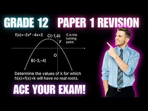 Grade 12 Maths Paper 1 | Functions | NSC Past Paper 2025 Supp| Matric Exam Prep ( NSC | CAPS | DBE)