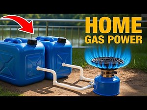 No More Buying Gas Cylinders! I Got Free Gas for Life with Just a Few Plastic Cylinders + PVC Pipes