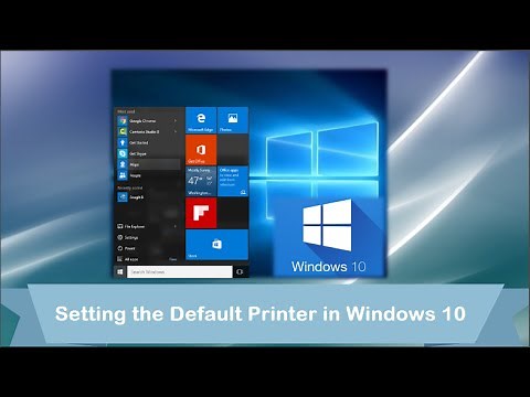 Windows 10: Setting the Default Printer