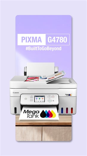 7.1M views · 27K reactions | From Automatic Document Feeder to high page yield printing, the PIXMA G4780 is packed with features that are #BuiltToGoBeyond.​ ​ #GoBeyond #CanonMegaTankPrinters #InkTankPrinters #Printer #CanonIndia #DelightingYouAlways #CANwithCanon #CanonPIXMAPrinters #Features #G4780 #PIXMAG4780 #canonprinters #BuiltToGoBeyond | CANON India | Facebook