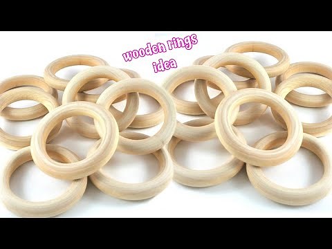 EASY WOOD RING CRAFTS!