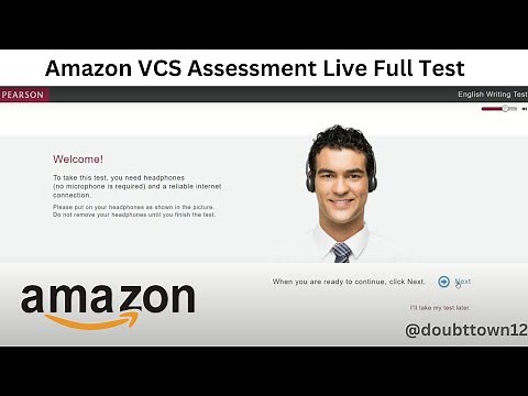 Amazon VCS Assessment || Amazon Virtual Customer Service Live Test