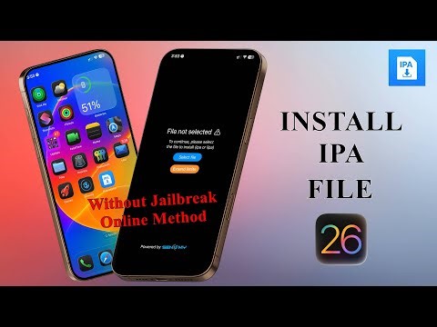 IPA Installer for iOS 17 – iOS 26 | Install .IPA & .TIPA Apps Without Jailbreak 🚀📱