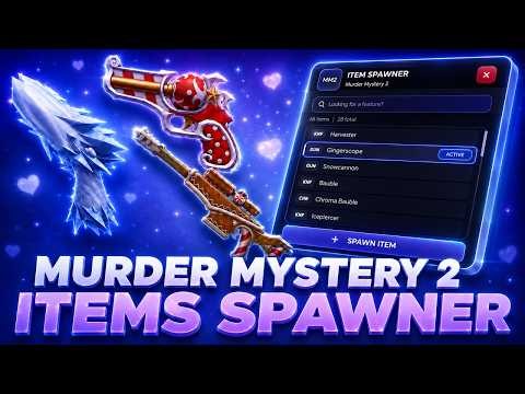 [NEW🔪] MM2 Script Items Spawner! no key *OP* (equippable items)🔥