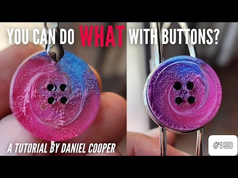 #150. You Can Do WHAT With Buttons?! A Resin Art Tutorial by Daniel Cooper