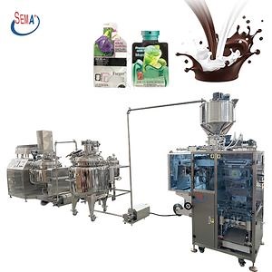[Hot Item] High Shear Emulsifier Mixer Meat Emulsifier Homogenizer Agitator Linking with Shaped Sachet Packing Machine