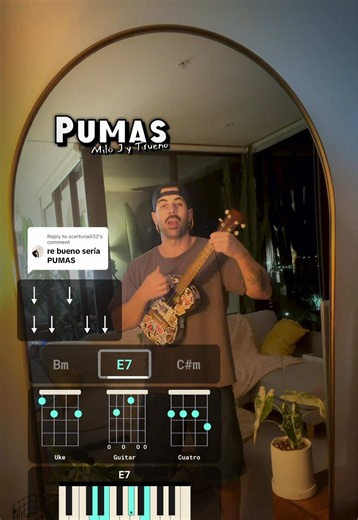 Replying to @aceituna032 Pumas - cover ukulele guitarra cuatro y piano - tutorial acordes y rasgueo #ukulele #ukelele #rasgueo #acordes pumas milo j trueno pumas milo j pumas milo j trueno ukulele pumas milo j guitarra pumas milo j trueno tutorial pumas milo j cover
