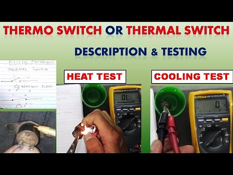 what is thermal switch, Thermoswitch or thermal sensor switch and how to test (THERMAL SWITCH)