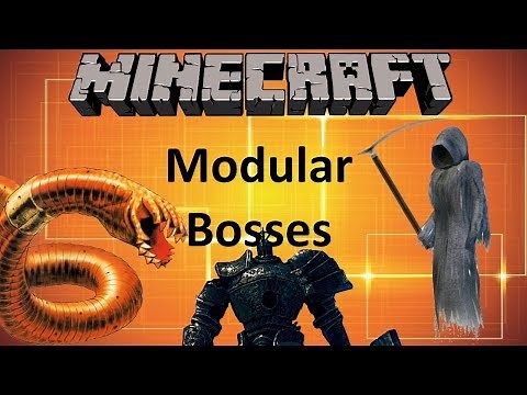 MODULAR BOSSES MOD - MINECRAFT 1.8 (MOD SHOWCASE)