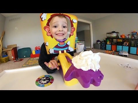 FATHER & SON PLAY PIE FACE!