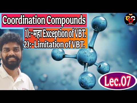 Exceptions of VBT & Limitation of VBT of Coordination Compounds. 12th/NEET/JEE/CUET/NCERT.